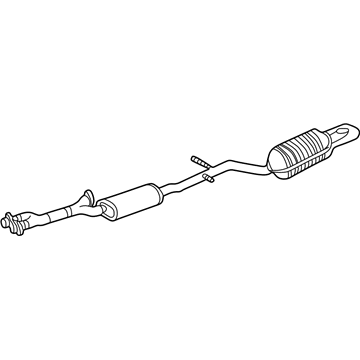 Mercedes-Benz 215-490-33-21 Muffler & Pipe