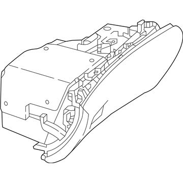 Mercedes-Benz 238-680-35-00-8U09 Glove Box