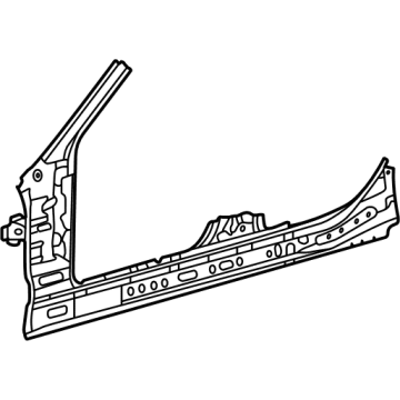 Mercedes-Benz 247-630-61-02 Inner Hinge Pillar