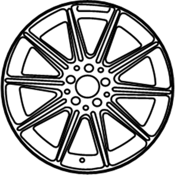 Mercedes-Benz 212-401-50-02-7X70 Wheel