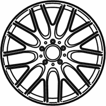 Mercedes-Benz 218-401-17-00-7X21 Wheel