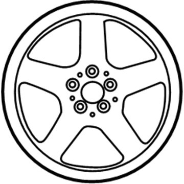 Mercedes-Benz 218-401-01-02-9765 Wheel