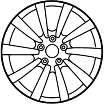 Mercedes-Benz 218-401-10-02-9765 Wheel