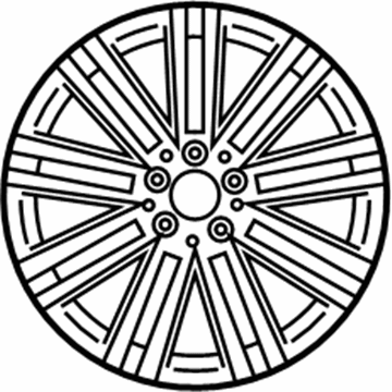 Mercedes-Benz 218-401-22-00-7756 Wheel