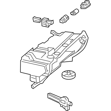 Mercedes-Benz 204-680-42-91-9H20 Glove Box Assembly