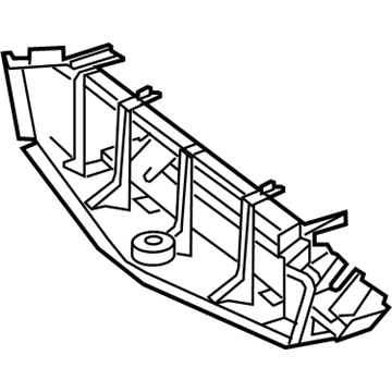 Mercedes-Benz 207-505-47-30 Lower Baffle