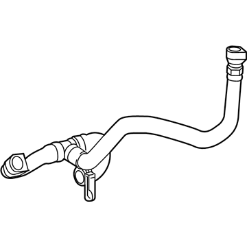 2016 Mercedes-Benz E400 Radiator Hose - 212-501-68-84