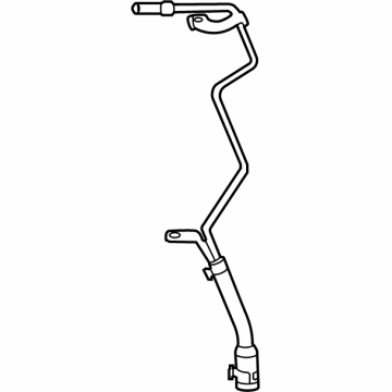 Mercedes-Benz 139-200-49-02 Upper Hose & Tube