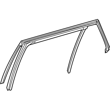 Mercedes-Benz 212-735-03-25 Run Channel