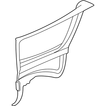 Mercedes-Benz 215-690-94-25-1A20 Lower Quarter Trim