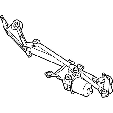 Mercedes-Benz B Electric Drive Wiper Linkage - 246-820-00-40