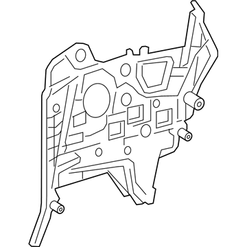 Mercedes-Benz 205-690-16-53-1C13 Lower Quarter Trim