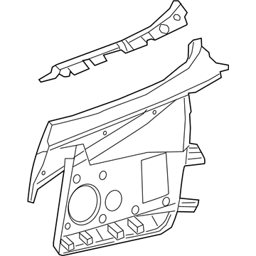 Mercedes-Benz 205-690-02-53-7M83 Insert Panel