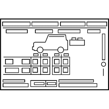 Mercedes-Benz 463-584-29-46 Fuel Label