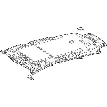 Mercedes-Benz 167-690-29-10-9K30 Headliner