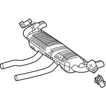 2022 Mercedes-Benz GLE53 AMG Muffler - 167-490-84-03