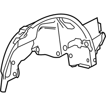 Mercedes-Benz 172-630-03-69 Inner Wheelhouse