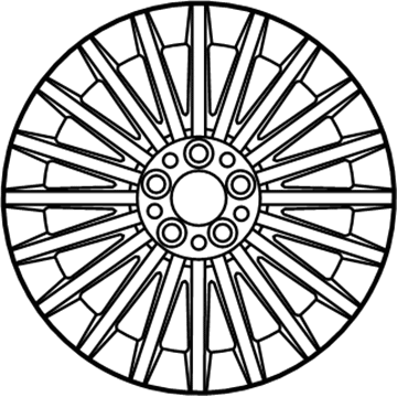 Mercedes-Benz 156-401-29-00-7X21 Wheel, Alloy