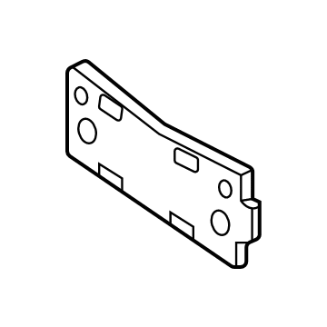 Mercedes-Benz 253-885-45-02 License Bracket