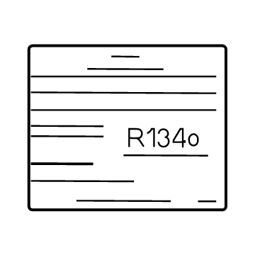 Mercedes-Benz 000-817-70-04 A/C Label