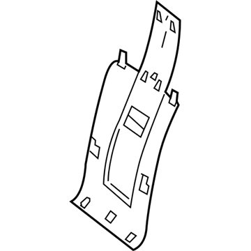 Mercedes-Benz 207-910-02-39-8N84 Seat Back Panel