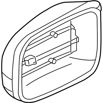 Mercedes-Benz 220-810-01-64-9182 Mirror Housing