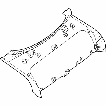 Mercedes-Benz 297-740-17-00-1D03 Lower Trim