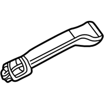 Mercedes-Benz 463-831-02-57 Defroster Duct Connector