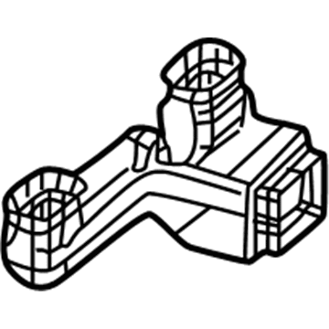 Mercedes-Benz 463-831-74-45 Floor Duct