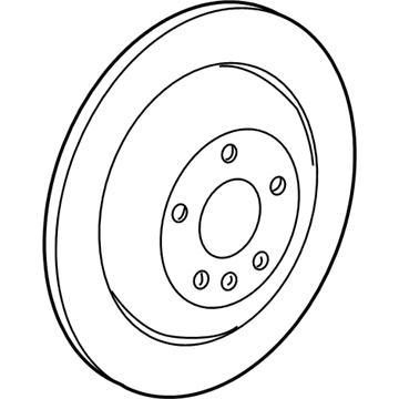 2007 Mercedes-Benz ML63 AMG Brake Disc - 164-423-08-12