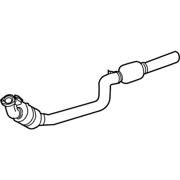 Mercedes-Benz 231-490-22-00 Converter & Pipe