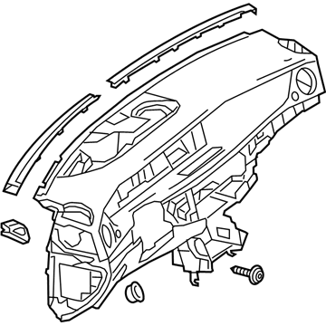 Mercedes-Benz 222-680-42-87-28-5E75 Instrument Panel