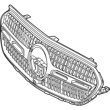 Mercedes-Benz 254-880-63-03 Grille Assembly