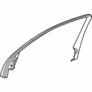 Mercedes-Benz 167-720-32-05-9051 Window Trim