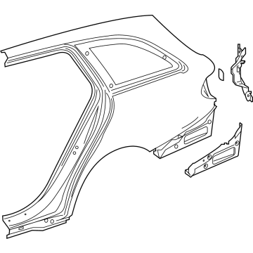 Mercedes-Benz 213-630-75-02 Quarter Panel