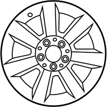 Mercedes-Benz 6-6-47-4184 Wheel, Alloy