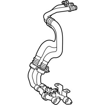 Mercedes-Benz 167-501-90-00 Oil Tube