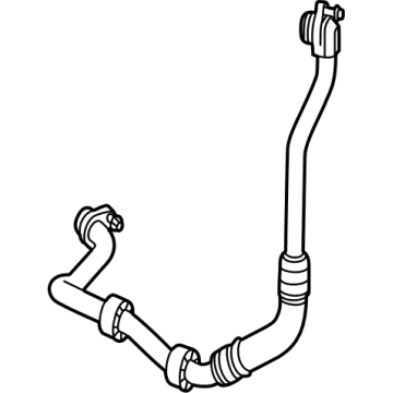 Mercedes-Benz 167-501-08-03 Oil Return Tube