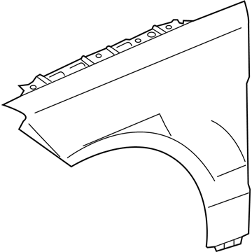 Mercedes-Benz 166-880-29-00 Fender