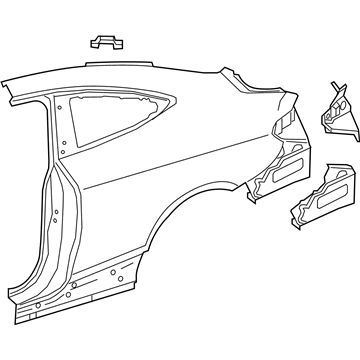 Mercedes-Benz 205-630-97-03 Quarter Panel