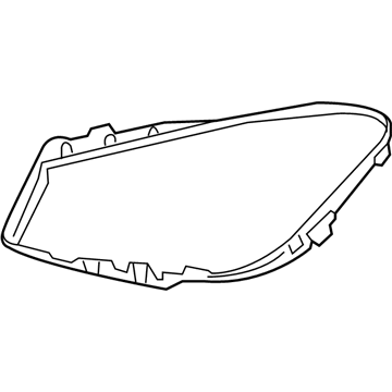 Mercedes-Benz 117-826-01-58 Sealing Frame