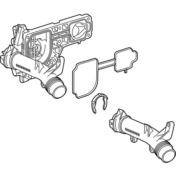 Mercedes-Benz CLS450 Thermostat Housing - 256-203-37-00