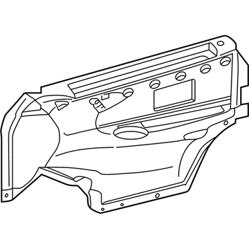 Mercedes-Benz 215-720-03-62-1A75 Door Trim Panel