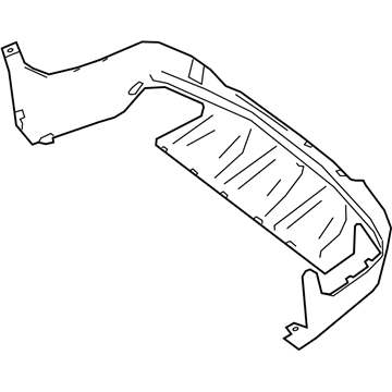 Mercedes-Benz 253-885-03-00 Lower Trim Panel