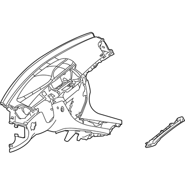 Mercedes-Benz 216-680-12-87-9E24 Instrument Panel