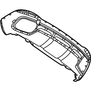 Mercedes-Benz 167-885-44-11 Lower Cover