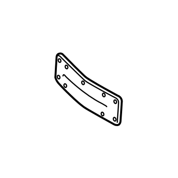 Mercedes-Benz 204-817-13-78 License Bracket