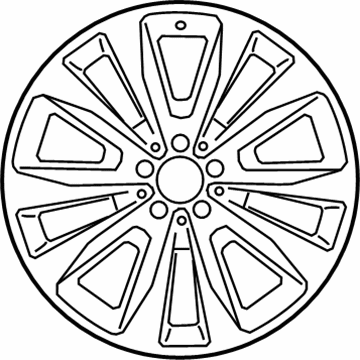 Mercedes-Benz 166-401-28-02-64-7X21 Wheel, Alloy