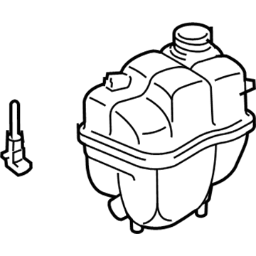 2009 Mercedes-Benz CLK350 Coolant Reservoir - 211-500-00-49