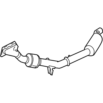 Mercedes-Benz 166-490-51-14-64 Catalytic Converter